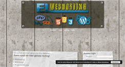 Desktop Screenshot of el-webhosting.de