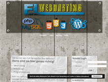 Tablet Screenshot of el-webhosting.de